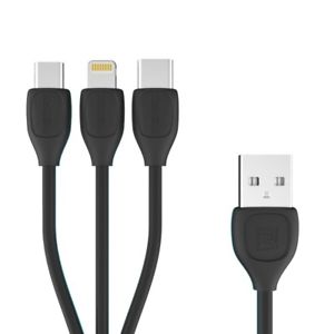 Remax LESU RC-050th 3 in 1 Lightning / Type-C / Micro USB Cable