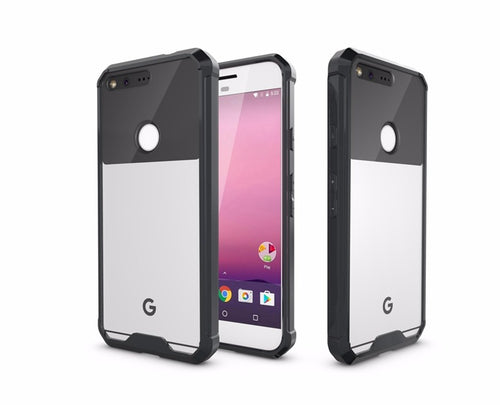 Google Pixel XL Shockproof Hybrid Clear Bumper Case Cover