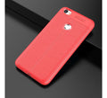 Oppo F5 Luxury Shockproof Auto Focus Design Soft TPU Back Cover - Red