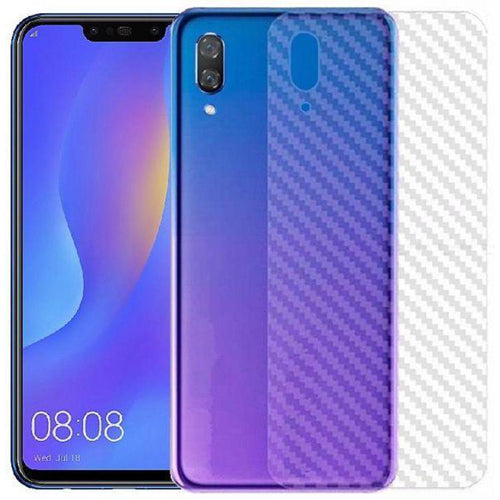 Huawei Nova 3i Carbon Fiber Back Sheet Skin Wrap Transparent