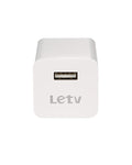 Letv Fast Wall Charger Adapter 24W Single Port 5V/9V - 2.7A /12V - 2.0A - White