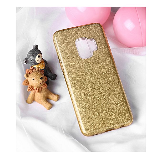 Samsung Galaxy J6 2018 Shinning Glitter Soft Back Cover - Gold