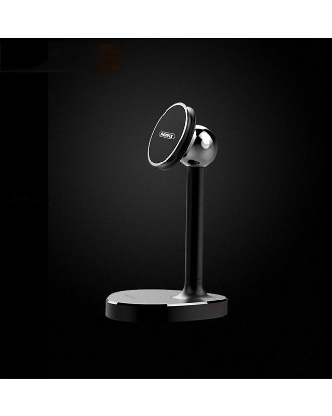 Remax Desktop Phone Holder RM-C33 Universal Magnetic 360° Rotating Phone Mount Stand - Black