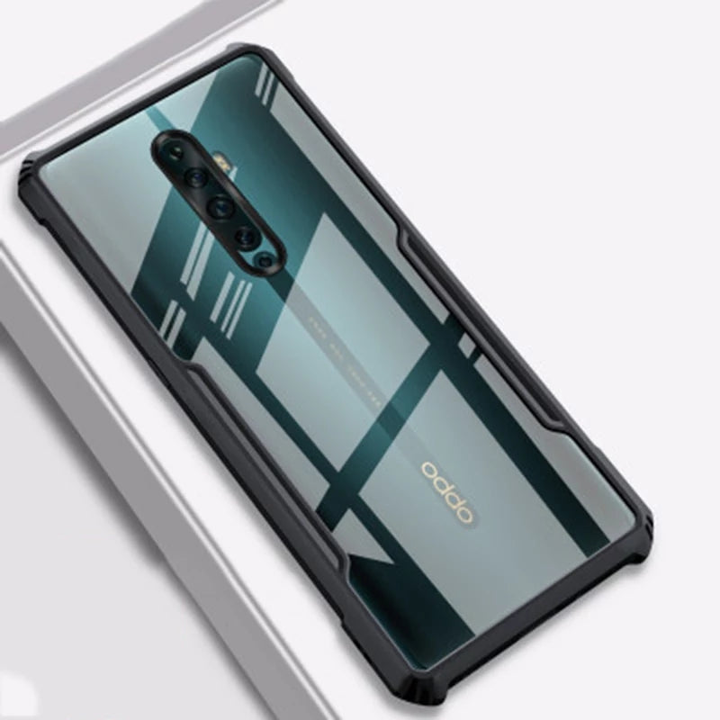 Oppo Reno 2 Shockproof Airbag Corner Non Yellowing Transparent Back Cover