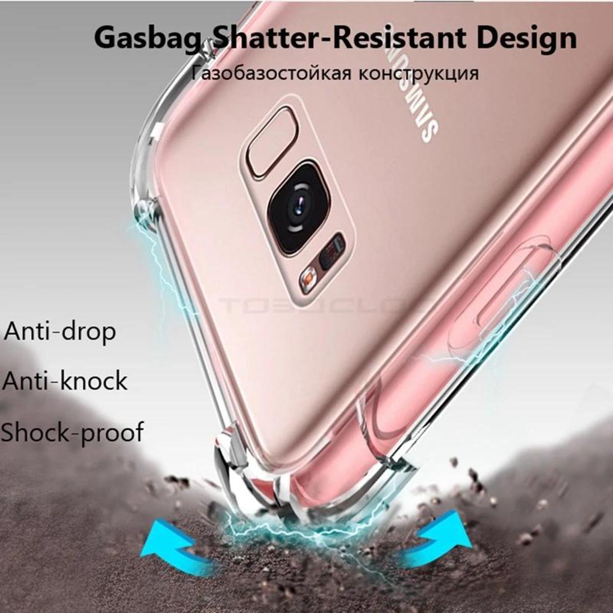 Samsung Galaxy S8 Plus Cover Shockproof Airbag Premium Soft TPU Back Case