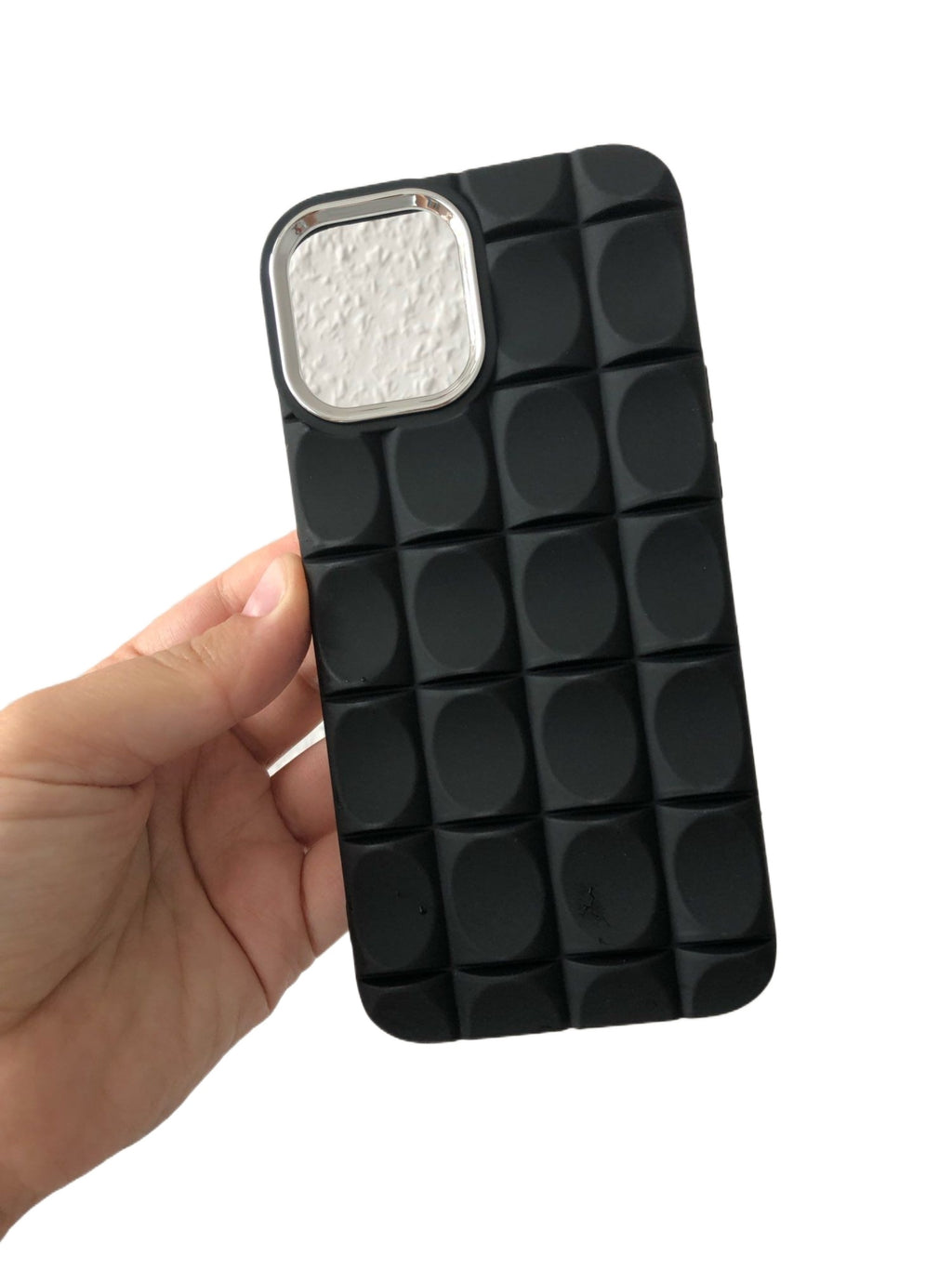 iPhone 13 Pro Max Fancy 3D Oval Shape Embossed Back Cover