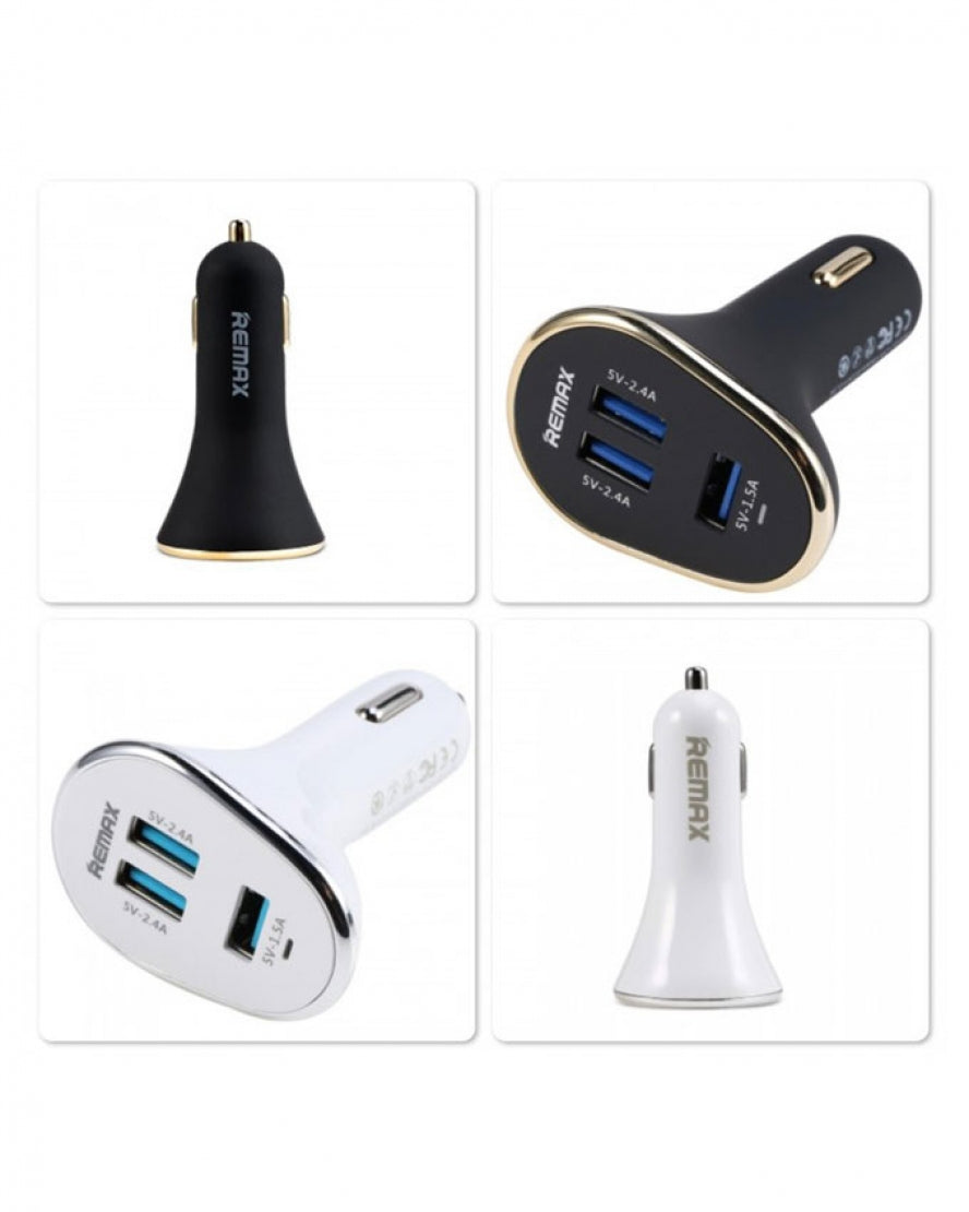 Remax Car Charger 3 Port 6.3A RCC302