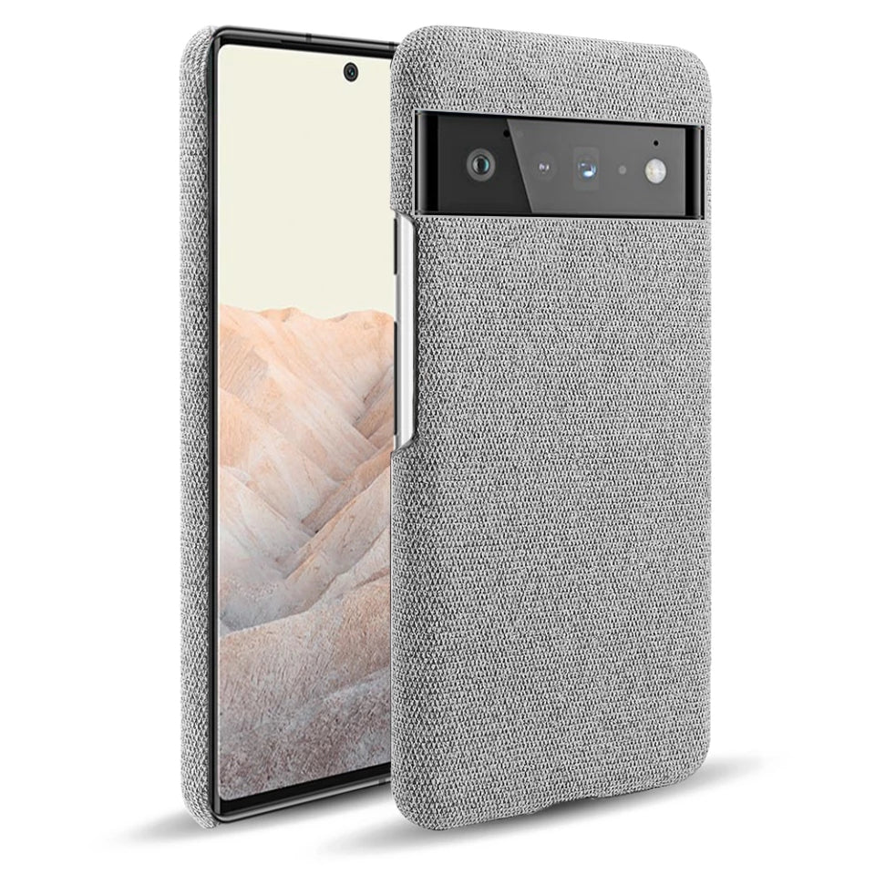 Google Pixel 6 Pro Case Funda Luxury Fabric Cloth Antiskid Texture Fitted Phone Case