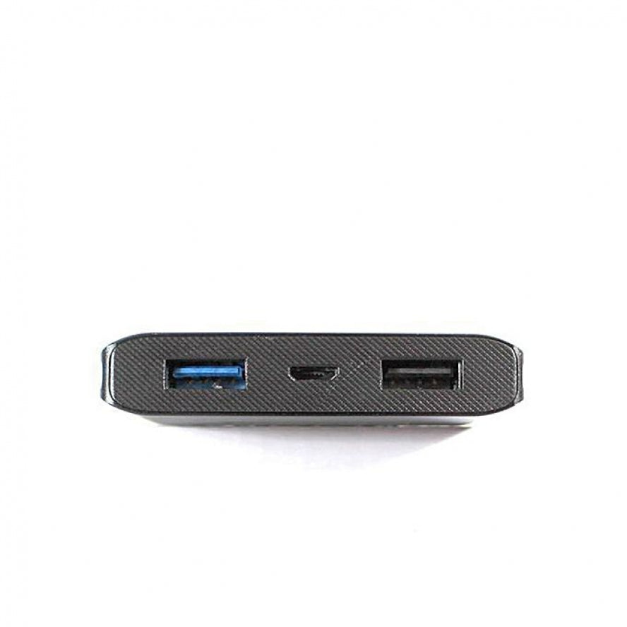 Aspor Qualcomm Quick Charge 3.0 Intelligent Output 10000 mAh Power Bank Q388-Black