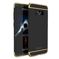 Samsung Galaxy S8 Plus Hard PC Electroplating 3 in 1 Back Cover - Black & Gold