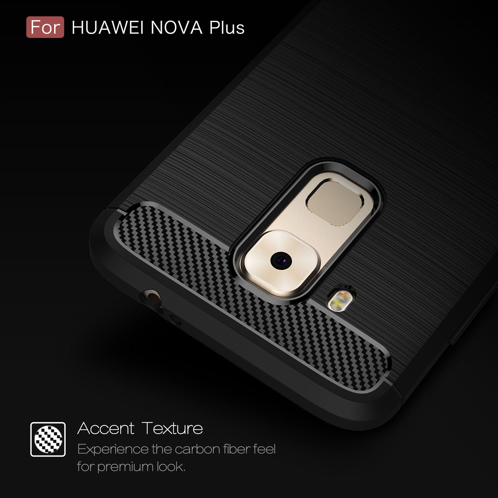 Hybrid Shockproof Brushed TPU Soft Rubber Case Cover For Huawei Nova