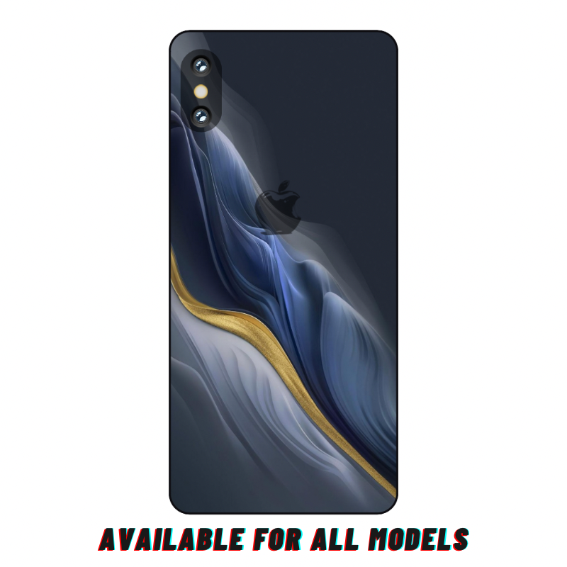 iPhone XS Max Full Back Skin Wrap Sheet with Logo Hole