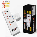 304PUC Speed-X Premium Portable Power Strip 3 Socket+3 USB+1 TYPE-C Port