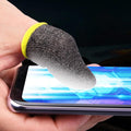 PUBG 1 PAIR Non-Slip Thumbs Gloves for Playing Games, Mobile Finger Sleeves for PUBG Lovers - Breathable Mobile Finger Sleeve Seamless Thumb Caps Touch Screen Finger Controller Cover