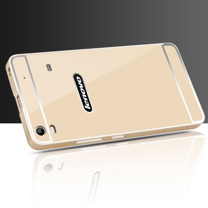 Aluminum Metal Hard Bumper + Back Skin Phone Case Cover For Lenovo ZUK Z1