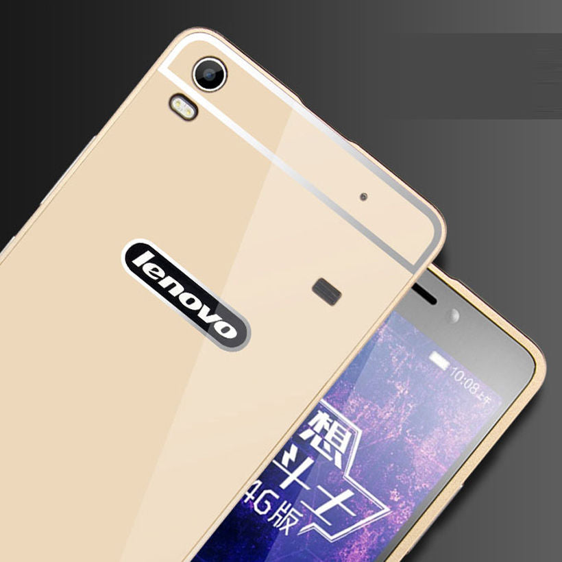 Aluminum Metal Hard Bumper + Back Skin Phone Case Cover For Lenovo ZUK Z1