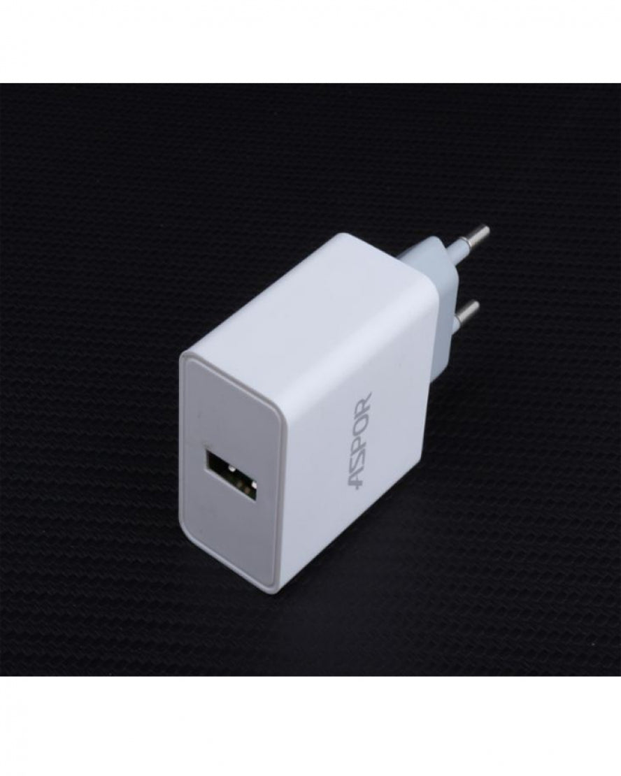 Aspor Auto-ID Fast Charger AW-03E All In One - White