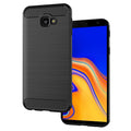 Samsung Galaxy J4 Plus Carbon Fiber Soft Rubber Back Cover