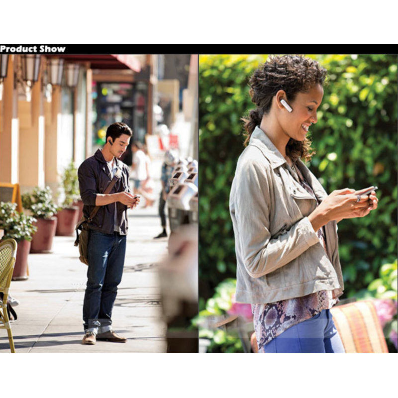 Wireless Bluetooth Stereo HeadSet Handsfree Earphone For Android / iOS