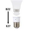 Converter holder B22 to E27 1pcs