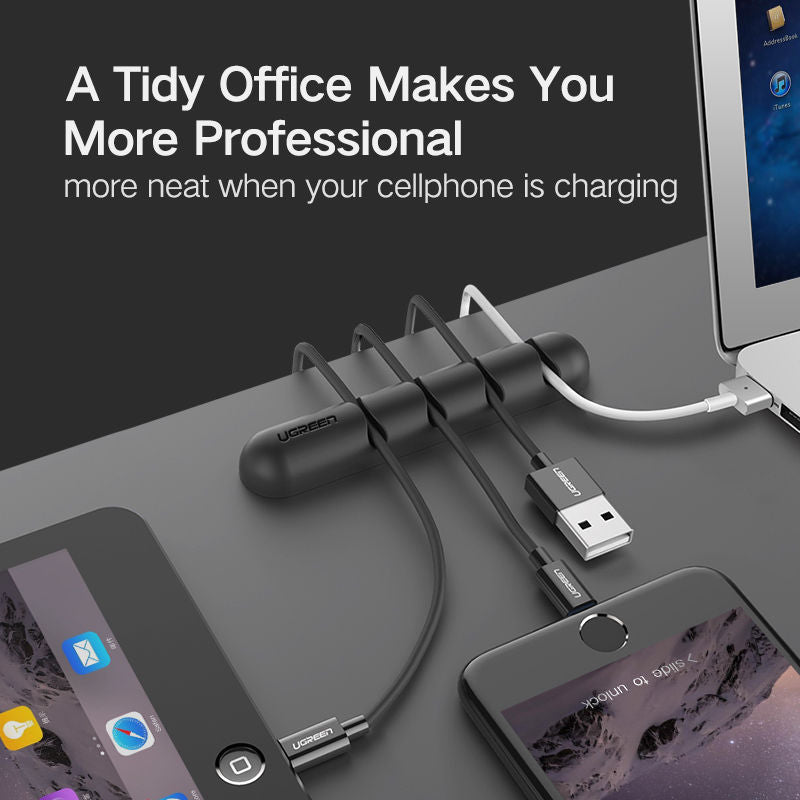 2 PCS UGREEN Cable Clips Holder Cable Clipper Organizer