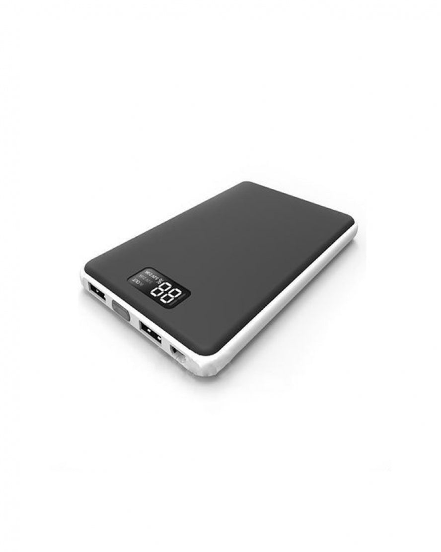 Aspor 3.0A Output 20000mAh Digital Display Power Bank A398 - Black