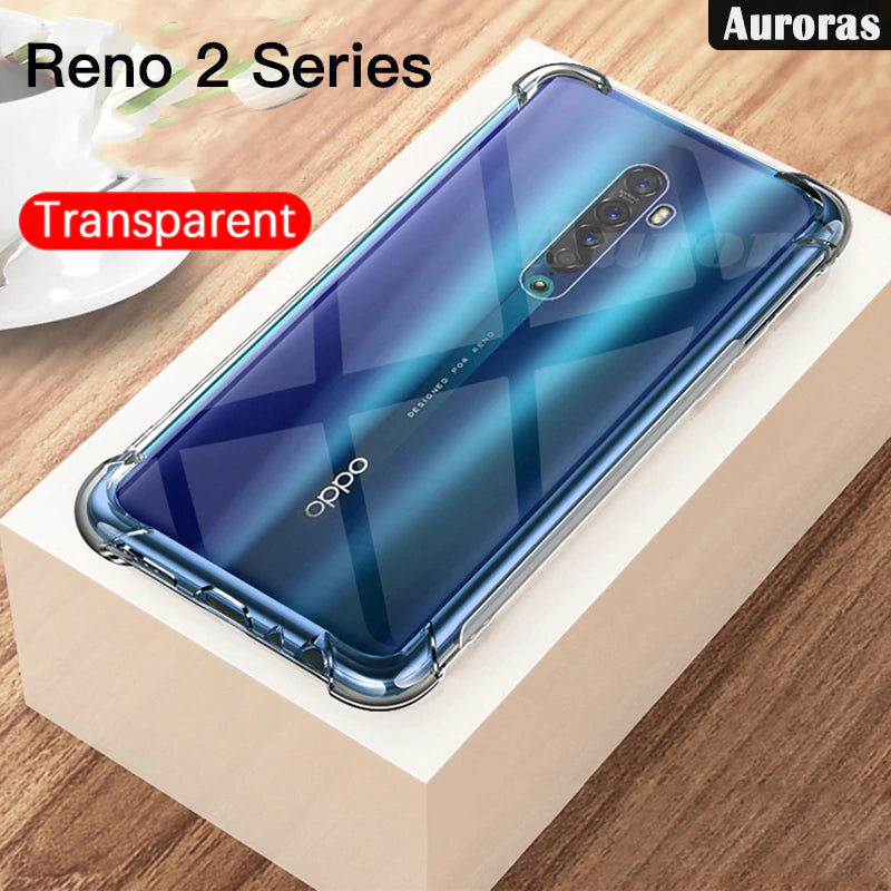Oppo Reno 2 Cover Premium Quality Transparent Shockproof Airbag Cover