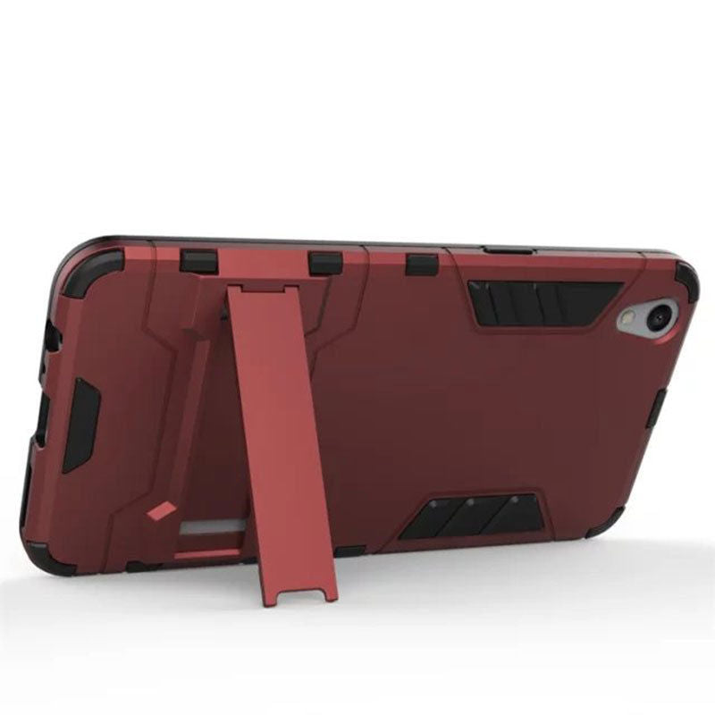 Dual Layer Shockproof Armor Rugged Rubber Hybrid Hard Case Cover For Oppo F1s