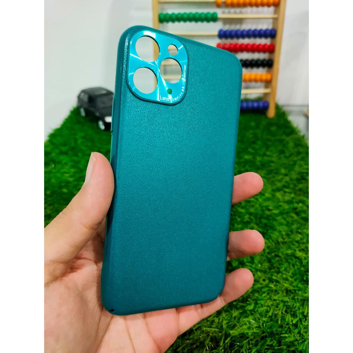 iPhone 11 Pro Shockproof Metal Ring Camera Protection PC Hard Back Case
