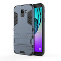 Samsung Galaxy J6 2018 Shockproof Hybrid Kickstand Back Case Cover - Blue