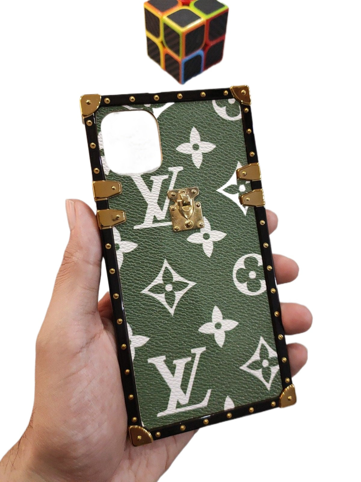 iPhone 11 Louis Vuitton Golden Fancy Back Cover