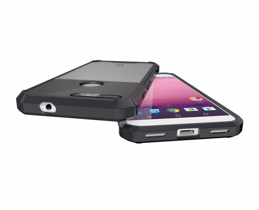 Google Pixel XL Shockproof Hybrid Clear Bumper Case Cover