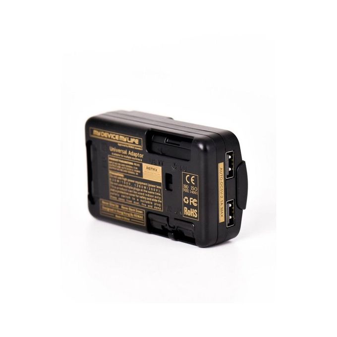 Remax Wall Travel Charger Adaptor Unbounded Dual USB 5V 2.1A RS-X1 - Black