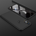 Huawei P20 Lite Shockproof 3 in 1 Full Body 360 Protection Case Cover - Full Black