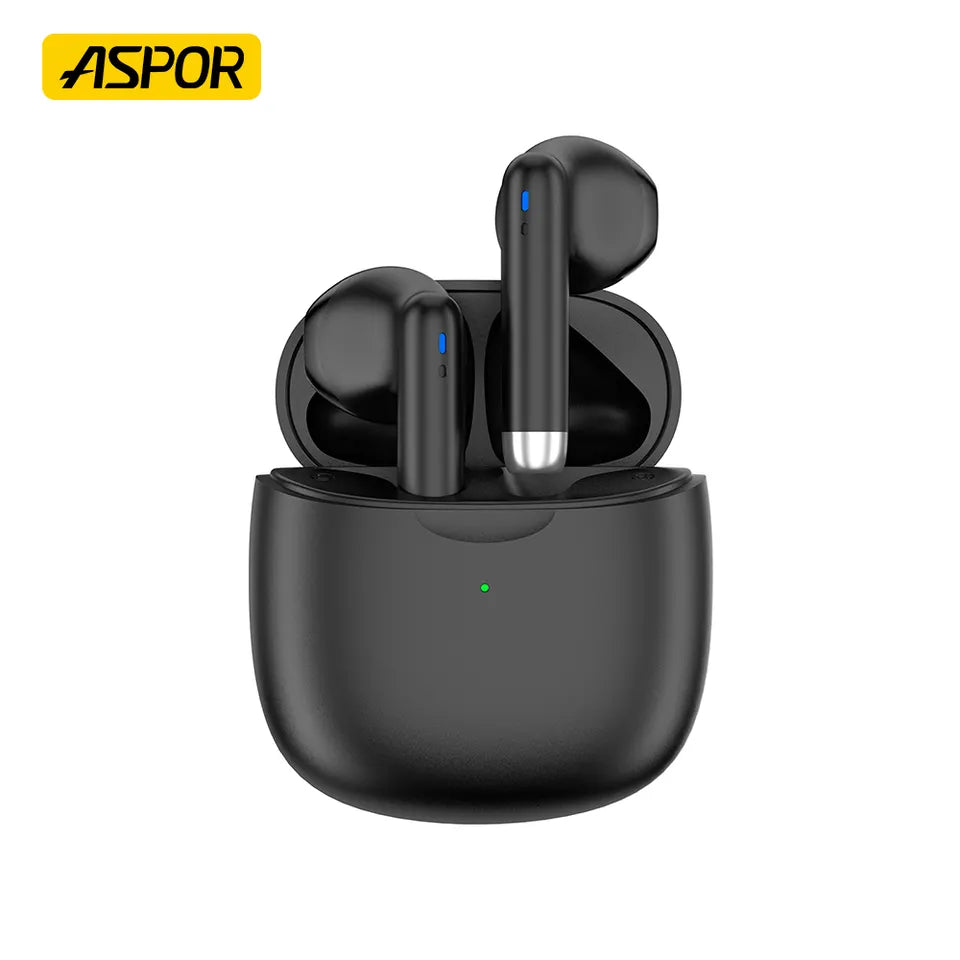 ASPOR A608 TWS Earbuds True Wireless Experience 5x Case Charge