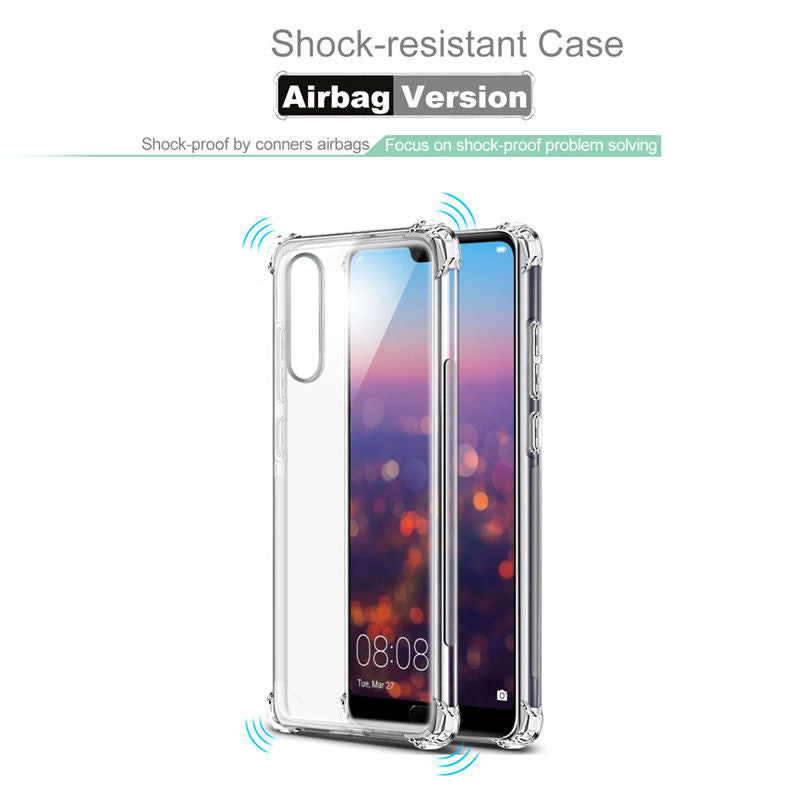 Huawei P20 Pro Shockproof Transparent Airbag Silicone Cover