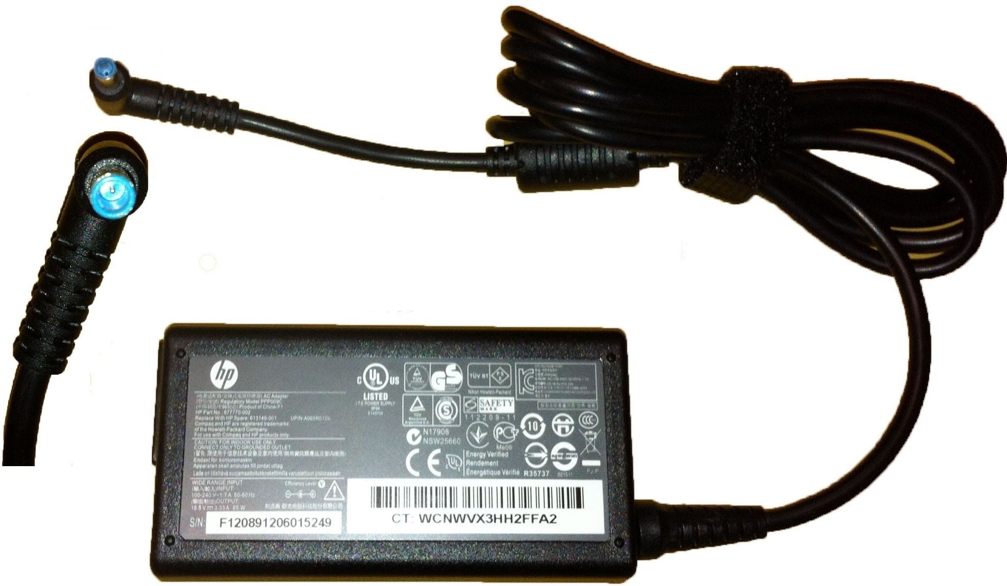 HP Pavillion Blue Pin Laptop Charger 19.5V 3.33A 65W