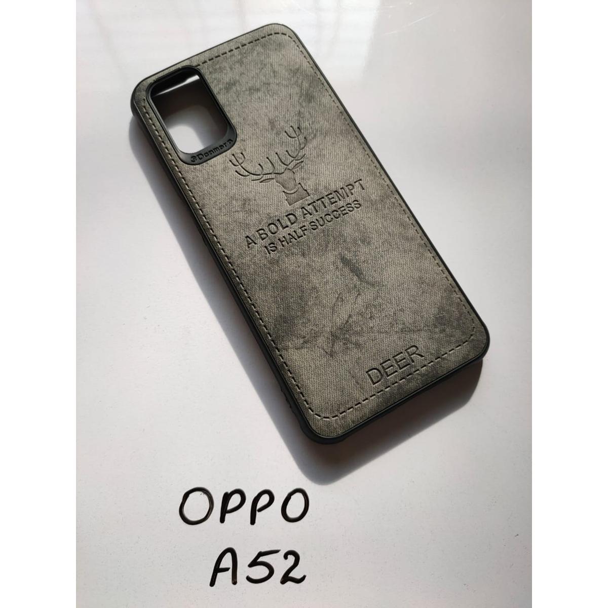 Oppo A52 Cover Soft Fabric Back Cover Case