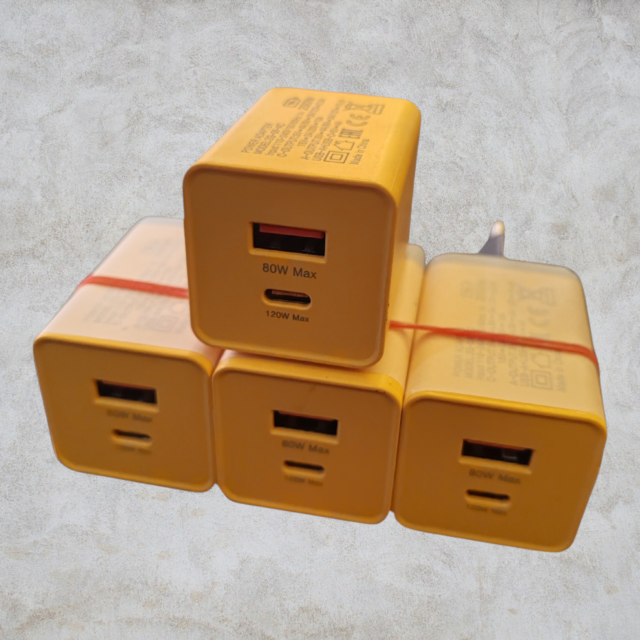 200W PD Fast Charger Universal Compatibility Dual Port USB 80W and Type C 120W