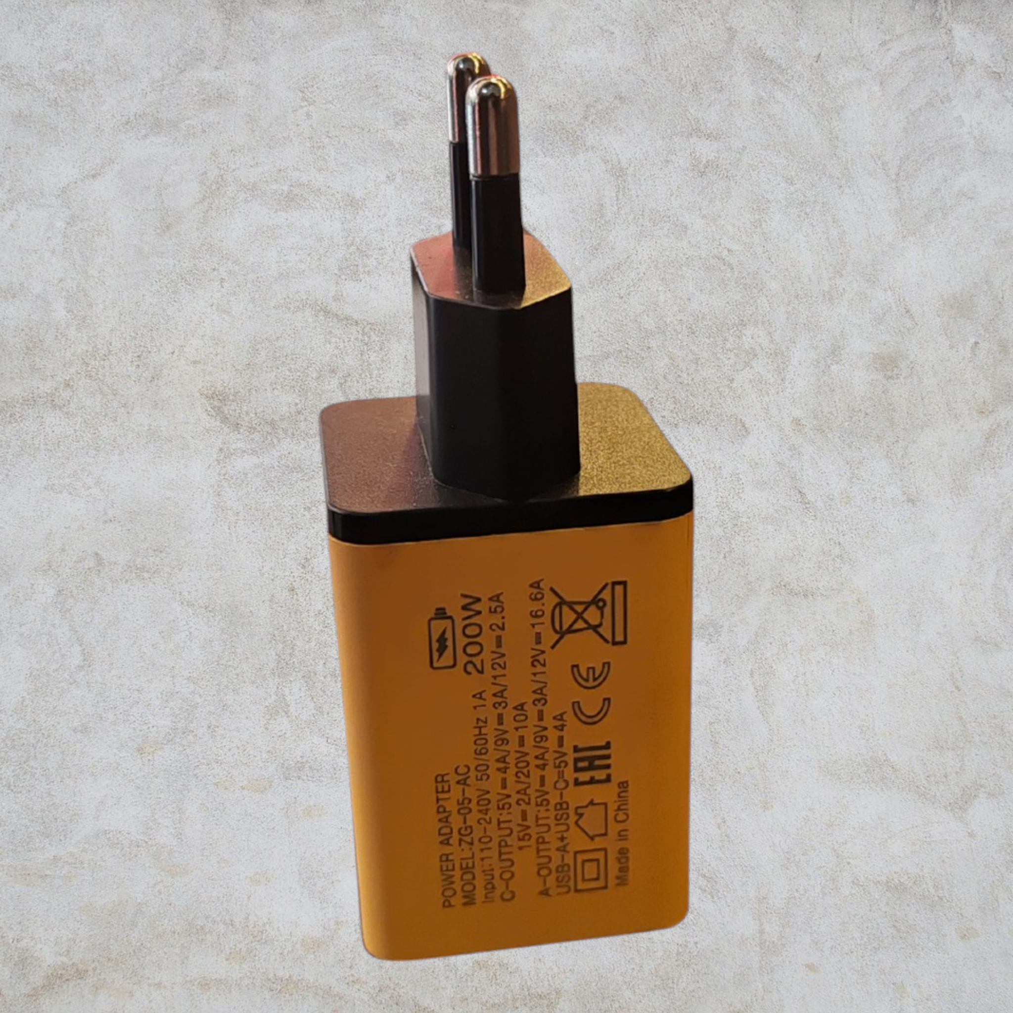 200W PD Fast Charger Universal Compatibility Dual Port USB 80W and Type C 120W